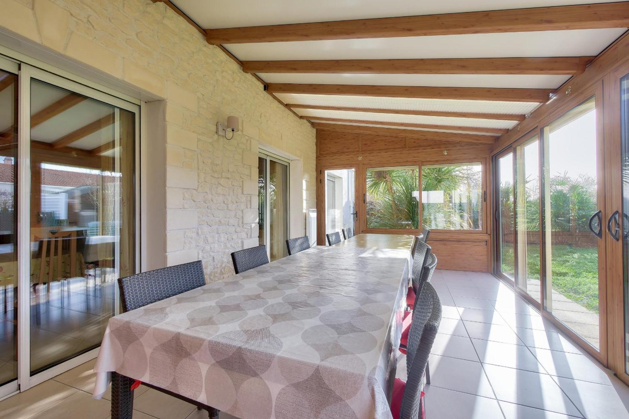 Maison Pour 8 - 5Min De La Plage - Jardin & Veranda Longeville-sur-Mer Ngoại thất bức ảnh
