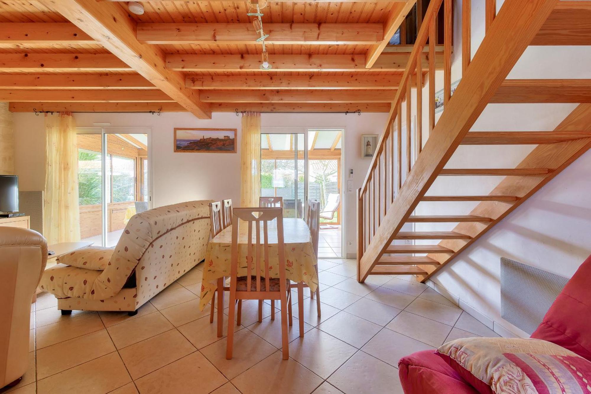 Maison Pour 8 - 5Min De La Plage - Jardin & Veranda Longeville-sur-Mer Ngoại thất bức ảnh
