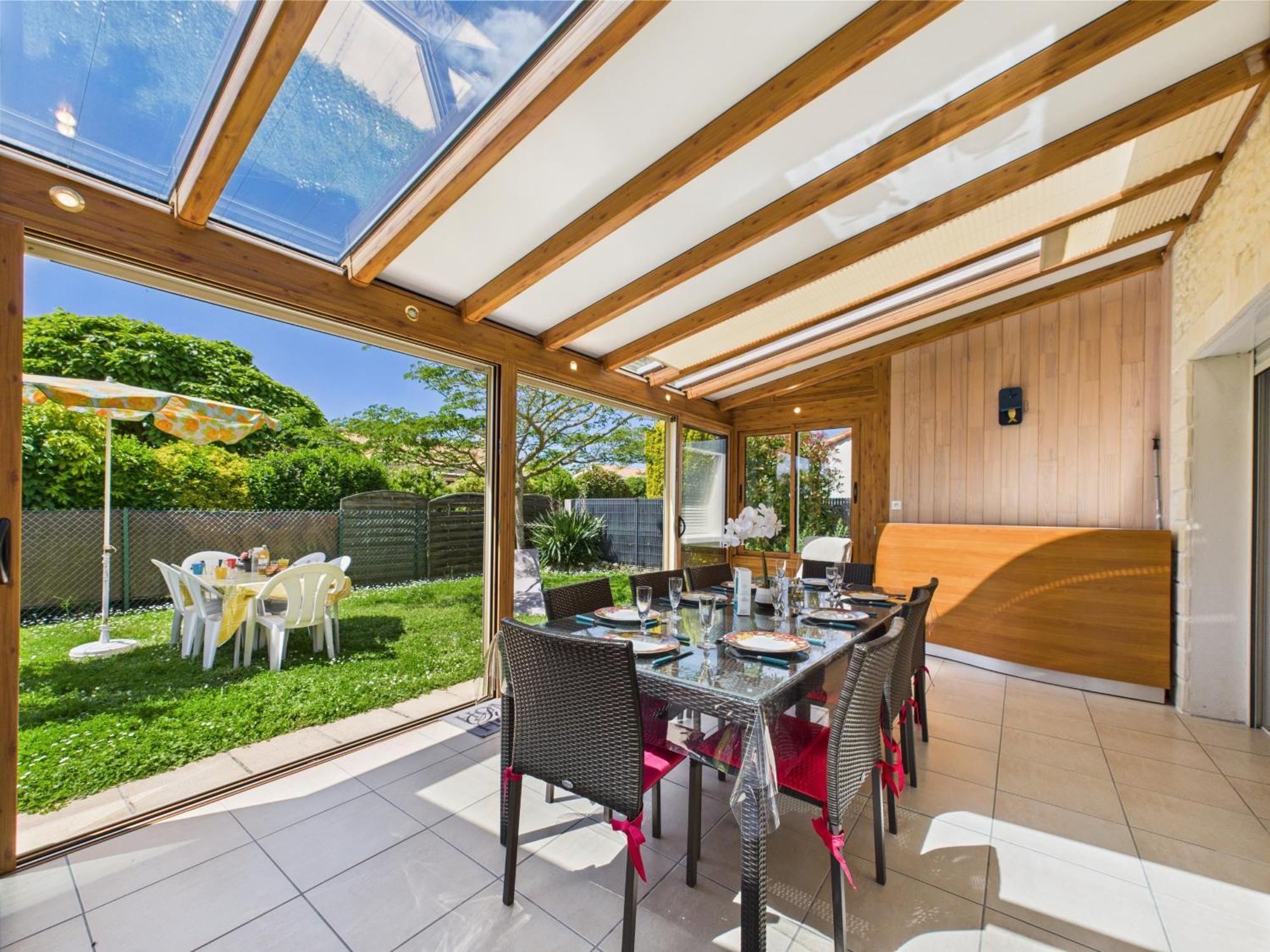 Maison Pour 8 - 5Min De La Plage - Jardin & Veranda Longeville-sur-Mer Ngoại thất bức ảnh
